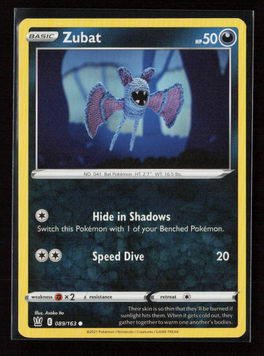 Zubat Common SWSH05: Battle Styles 089/163 LP