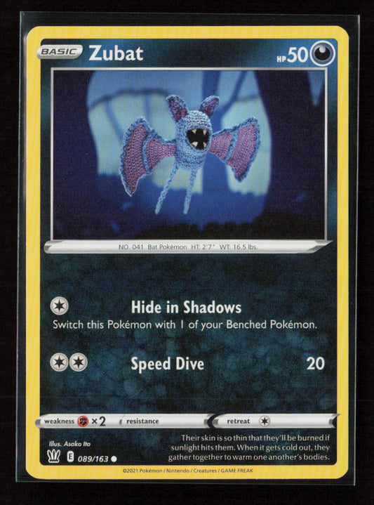 Zubat Common SWSH05: Battle Styles 089/163 LP