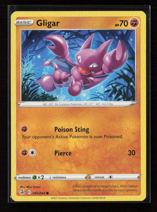 Gligar Common SWSH08: Fusion Strike 140/264 LP