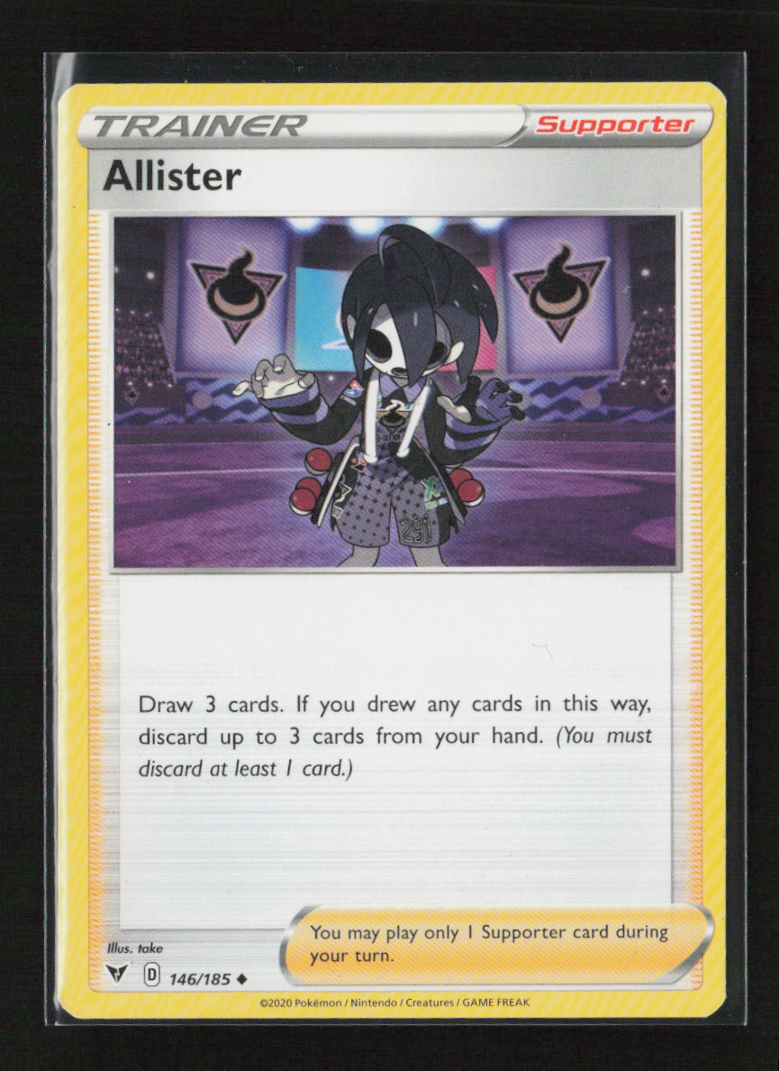 Allister Uncommon SWSH04: Vivid Voltage 146/185 LP