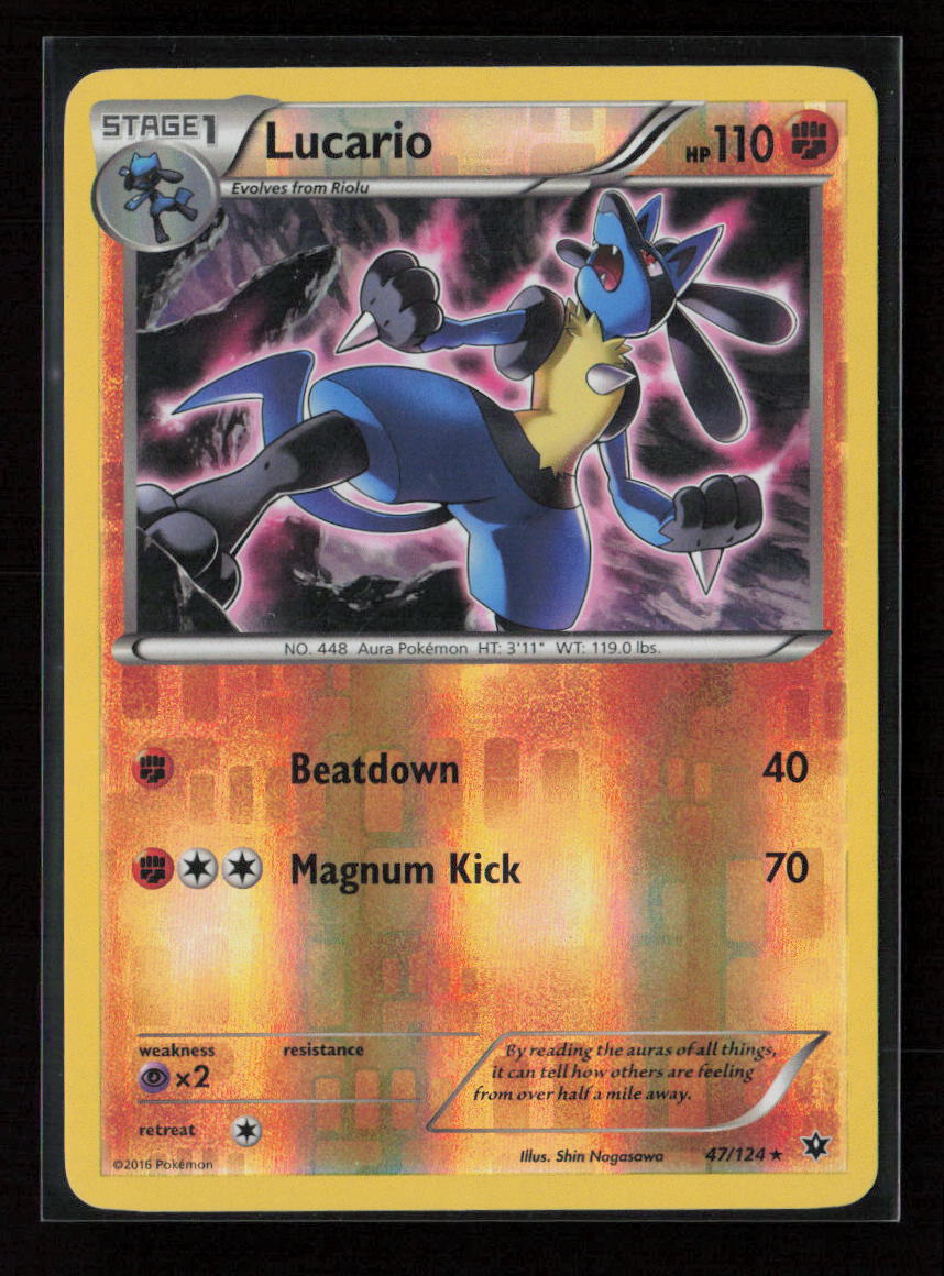 Lucario (47) Rare XY - Fates Collide 47/124 NM