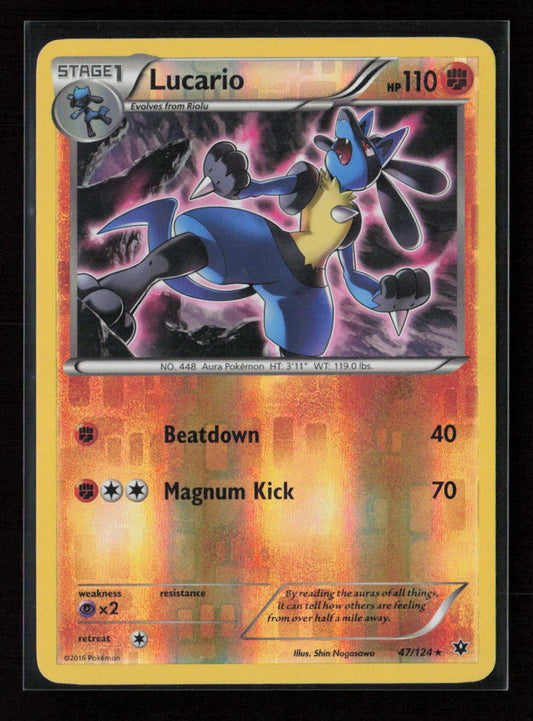 Lucario (47) Rare XY - Fates Collide 47/124 NM