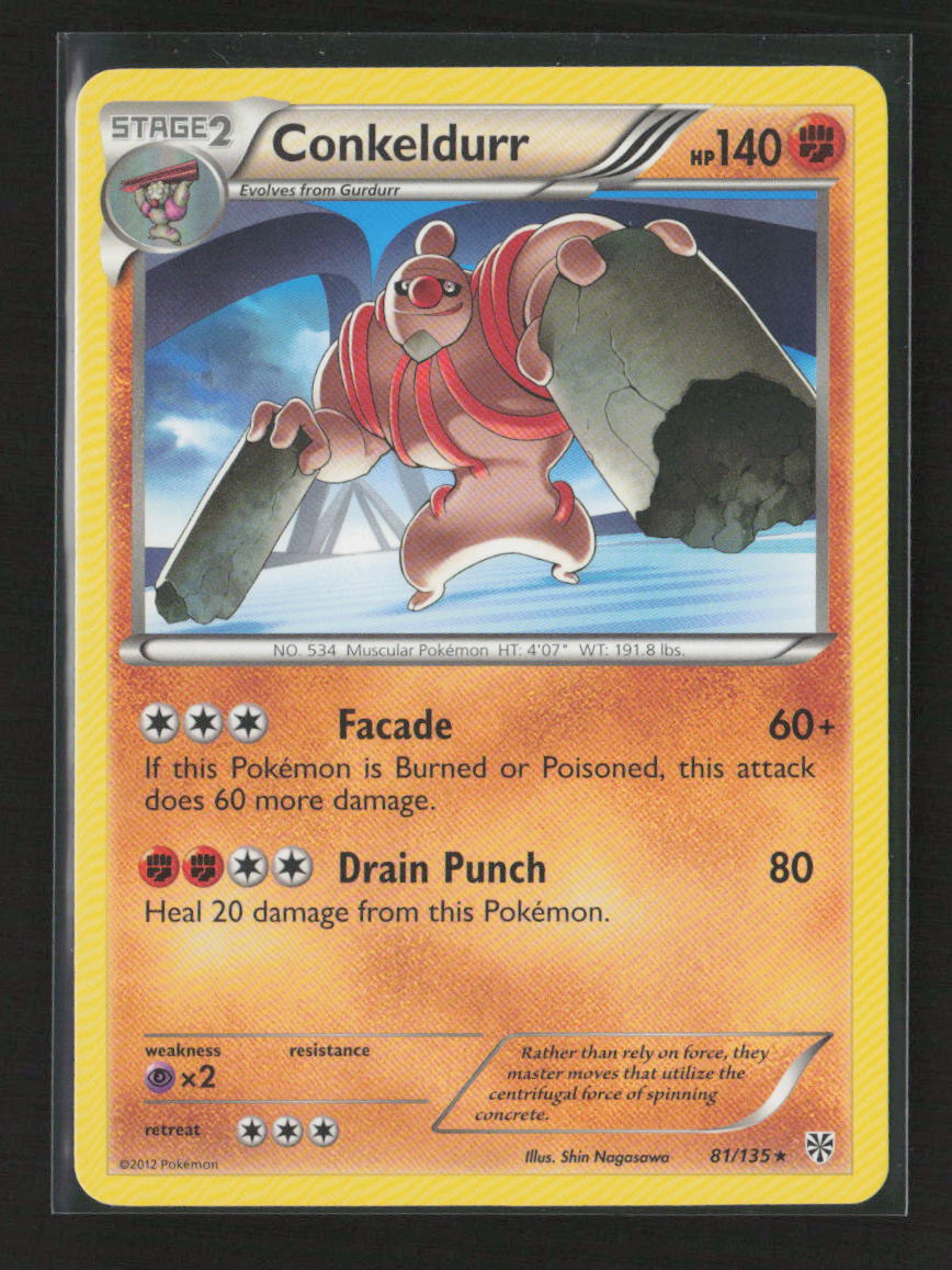 Conkeldurr Rare Plasma Storm 81/135 LP