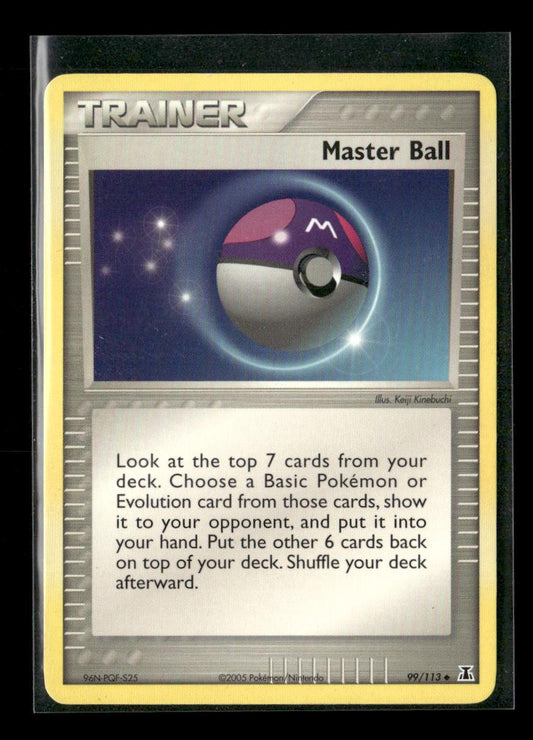 Master Ball Uncommon Delta Species 99/113 LP - Kang's Collectibles