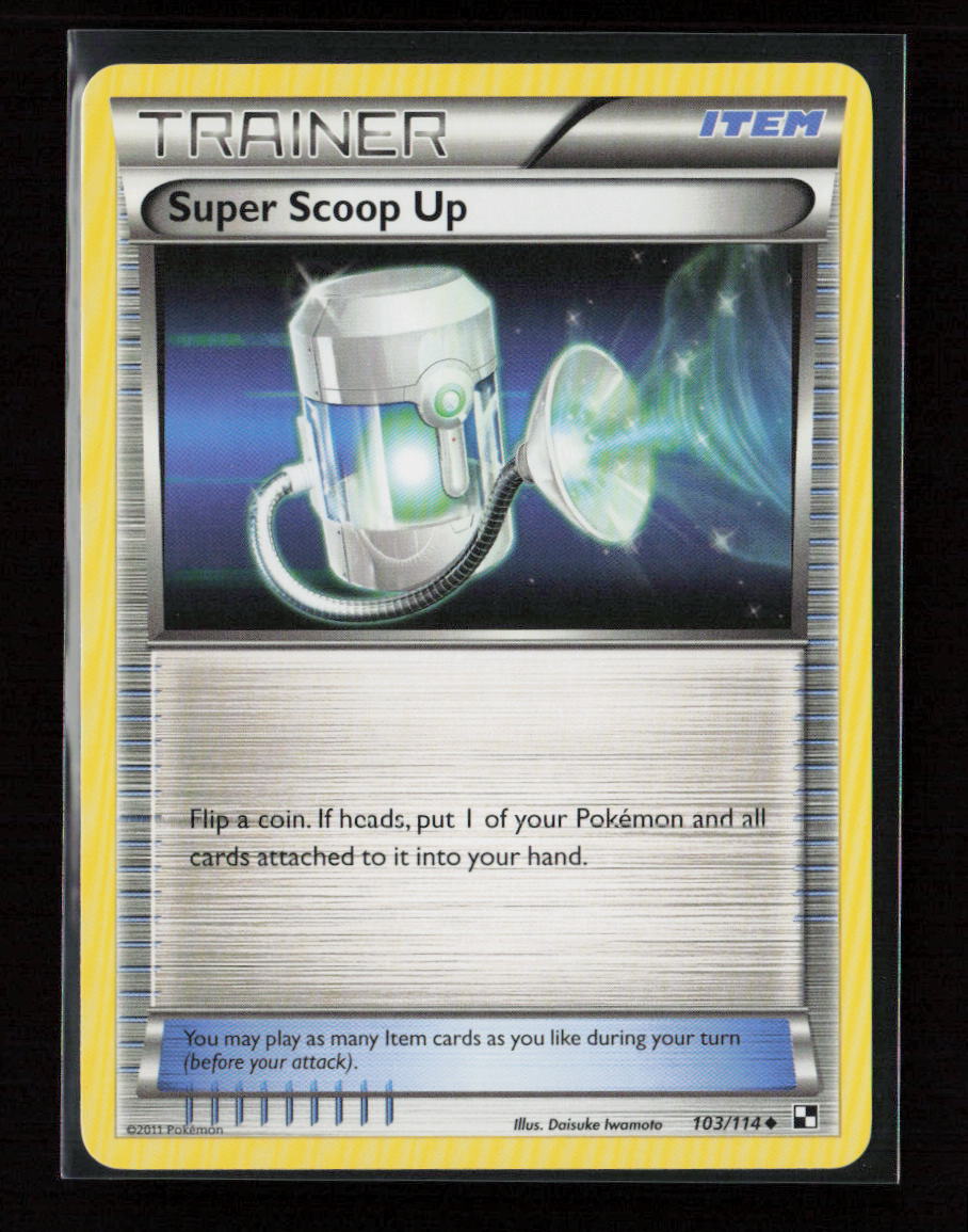 Super Scoop Up Uncommon Black and White 103/114 NM