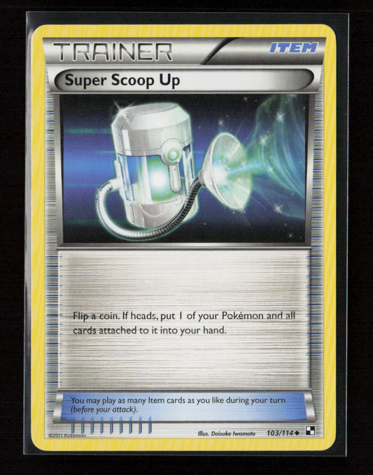 Super Scoop Up Uncommon Black and White 103/114 NM