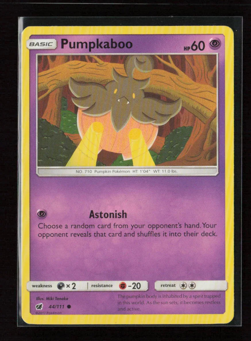 Pumpkaboo Common SM - Crimson Invasion 44/111 LP - Kang's Collectibles