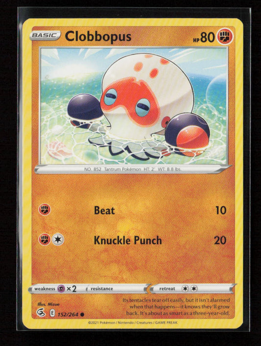 Clobbopus Common SWSH08: Fusion Strike 152/264 LP