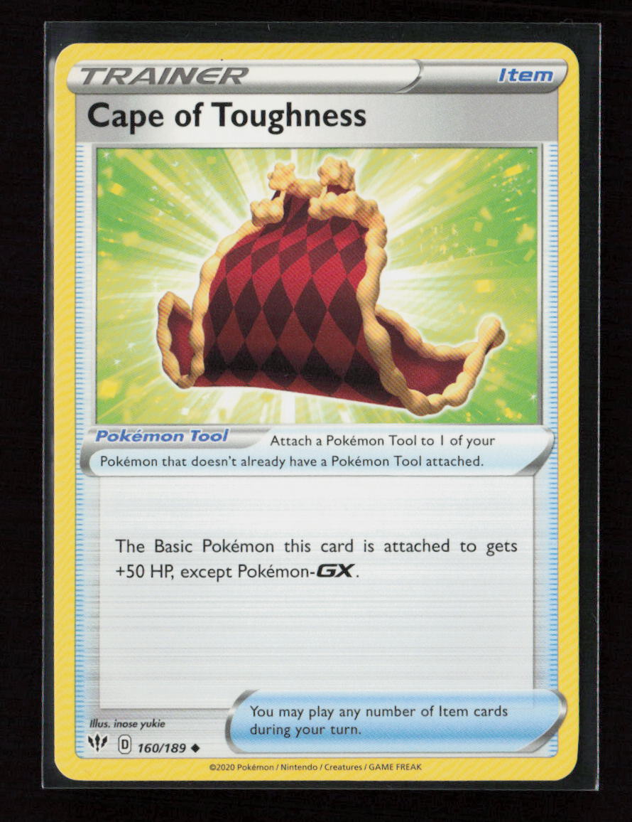 Cape of Toughness Uncommon SWSH03: Darkness Ablaze 160/189 LP