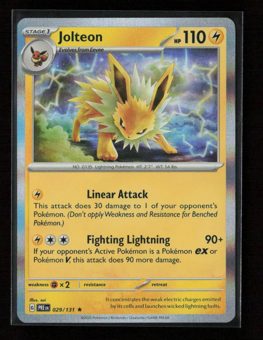 Jolteon Rare SV: Prismatic Evolutions 029/131 NM - Kang's Collectibles
