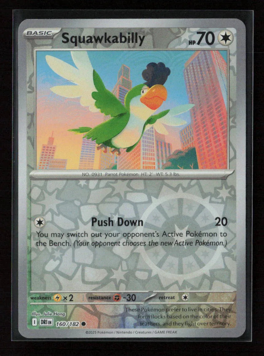 Squawkabilly Common SV10: Destined Rivals 160/182 NM - Kang's Collectibles