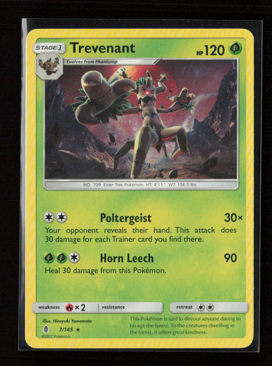 Trevenant Rare SM - Guardians Rising 7/145 LP