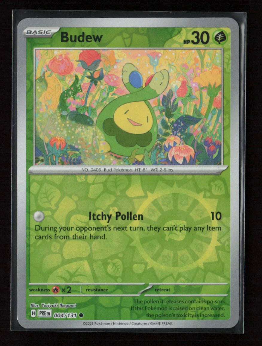 Budew Common SV: Prismatic Evolutions 004/131 NM - Kang's Collectibles