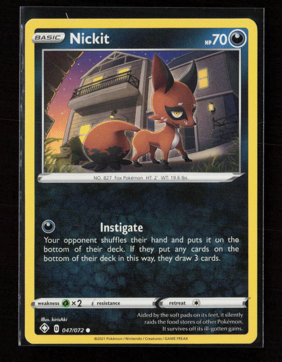 Nickit Common Shining Fates 047/072 NM