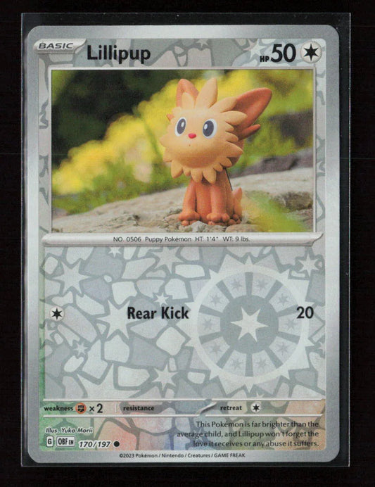 Lillipup Common SV03: Obsidian Flames 170/197 NM
