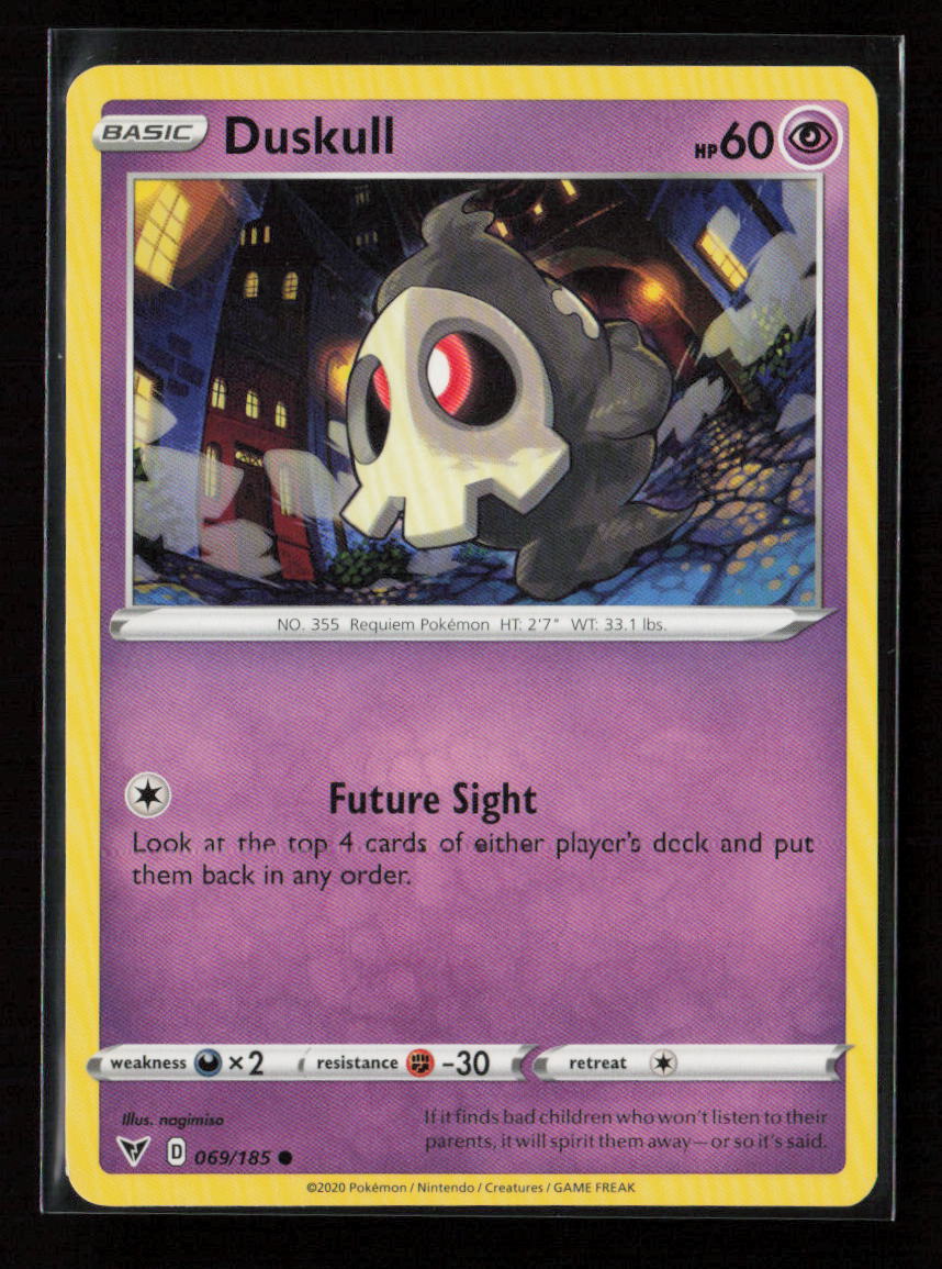Duskull Common SWSH04: Vivid Voltage 069/185 LP