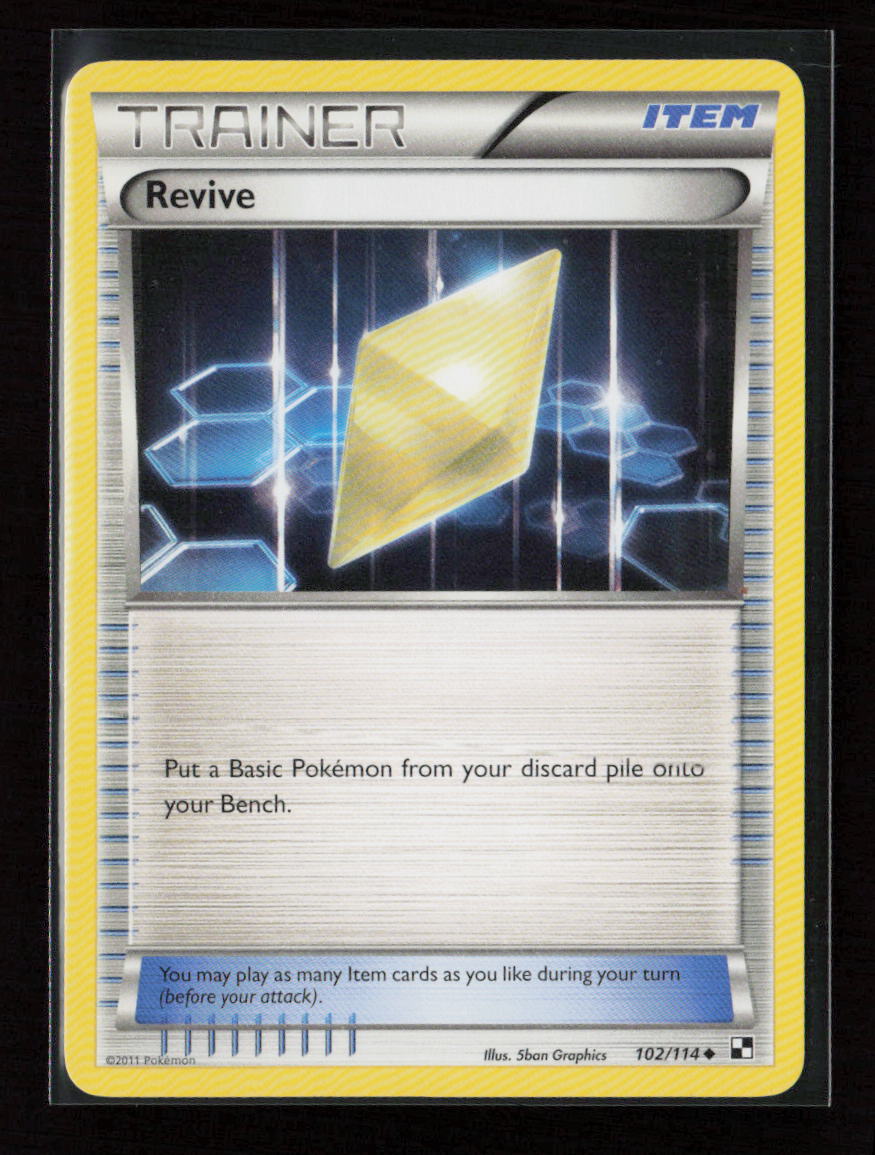 Revive Uncommon Black and White 102/114 NM