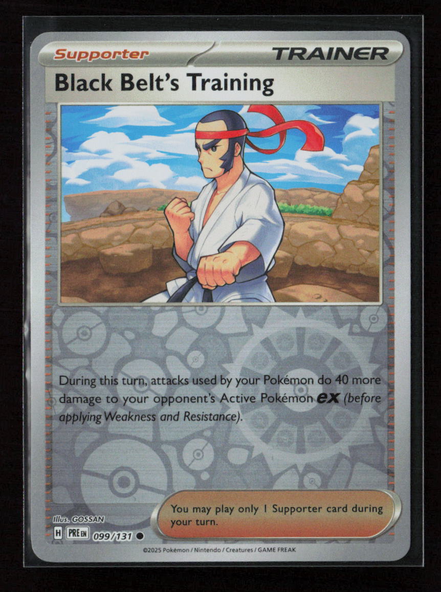 Black Belt's Training - Common SV: Prismatic Evolutions 099/131 NM