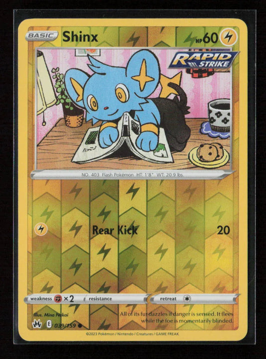 Shinx (39) Common Crown Zenith 039/159 LP - Kang's Collectibles