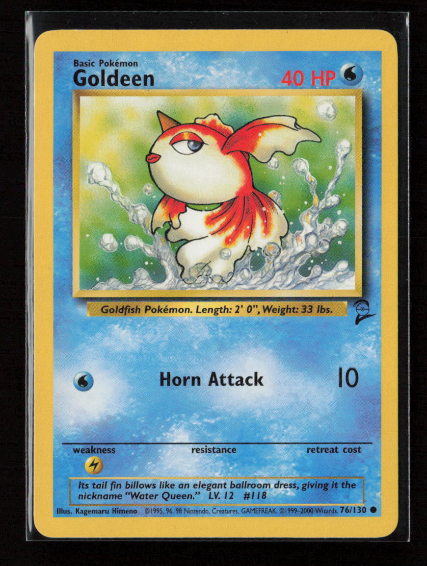 Goldeen Common Base Set 2 076/130 LP