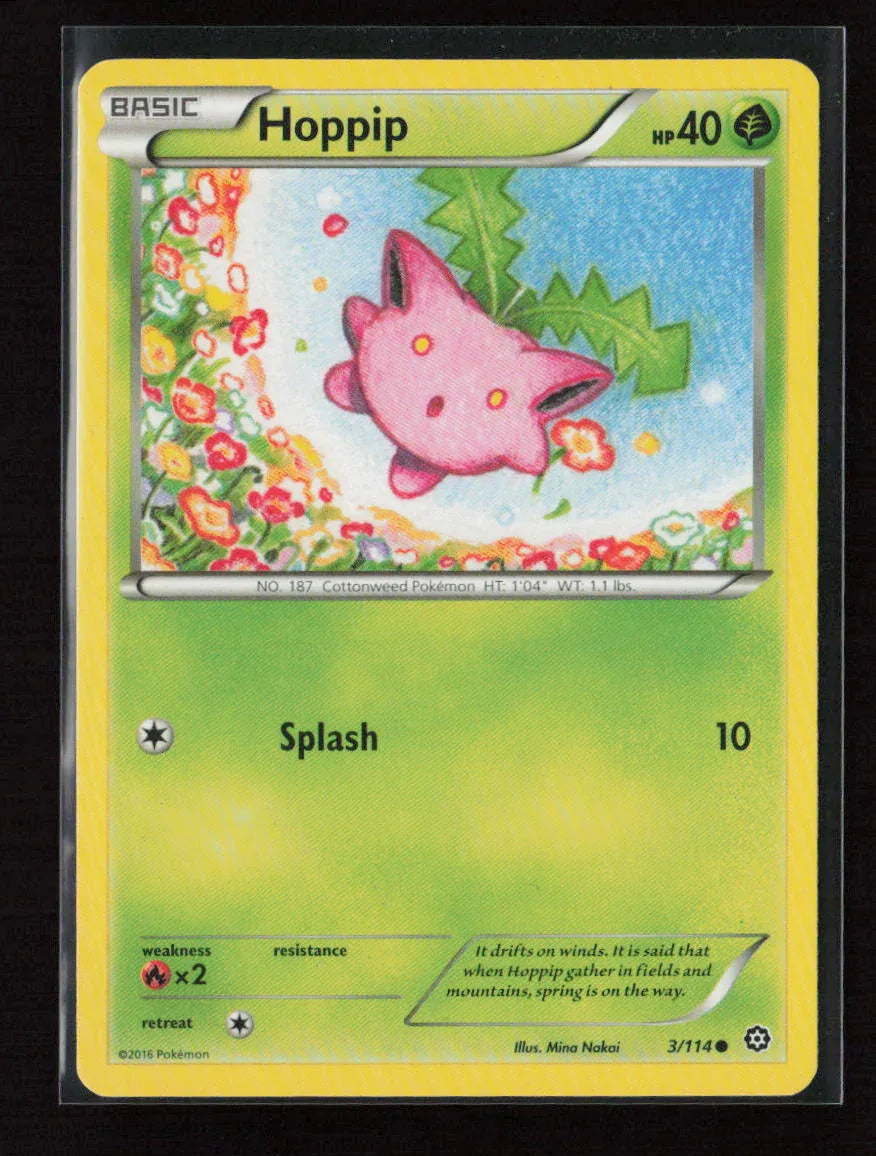 Hoppip Common XY - Steam Siege 3/114 NM - Kang's Collectibles