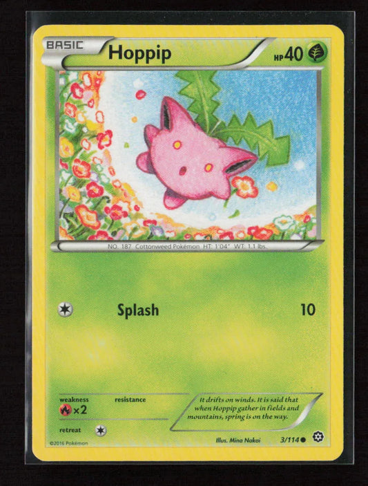 Hoppip Common XY - Steam Siege 3/114 NM - Kang's Collectibles