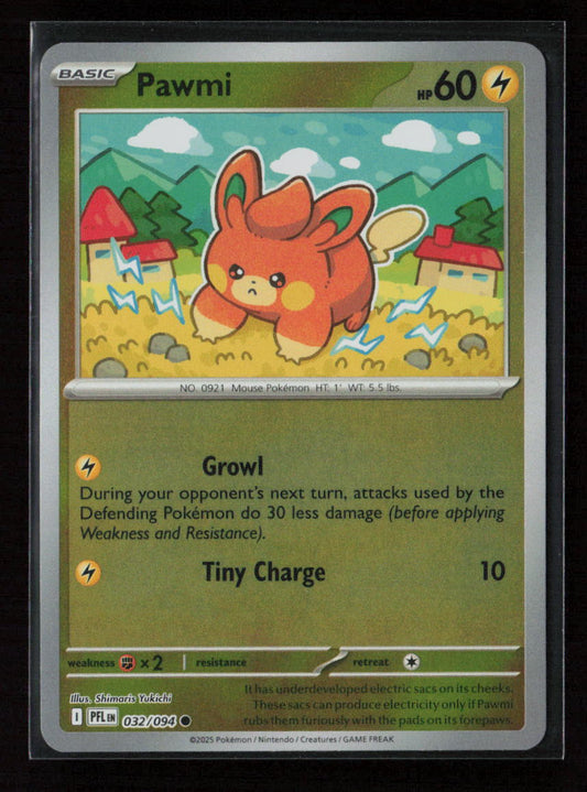 Pawmi Common ME02: Phantasmal Flames 032/094 NM