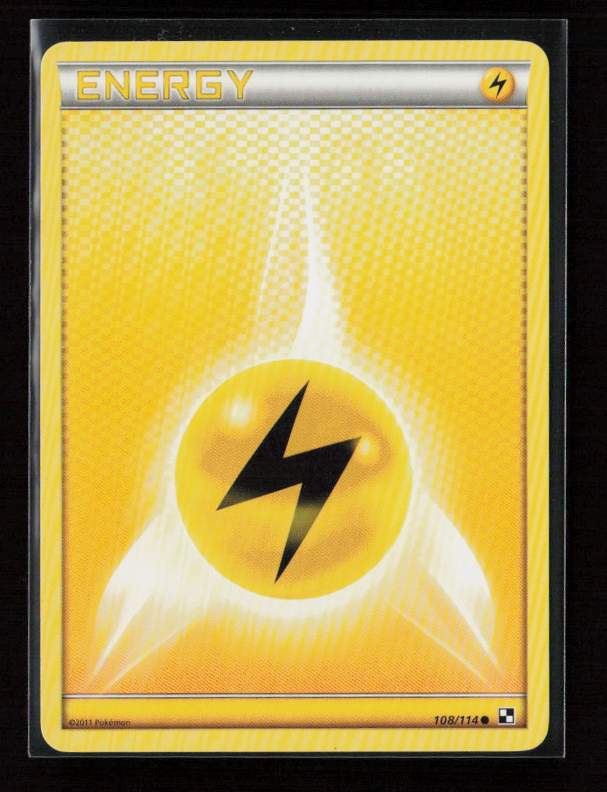 Lightning Energy Common Black and White 108/114 MP
