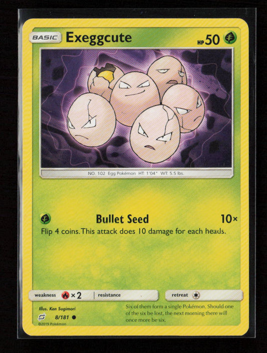 Exeggcute Common SM - Team Up 8/181 LP