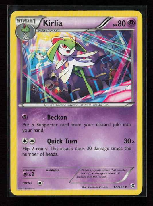 Kirlia Uncommon XY - BREAKthrough 69/162 LP