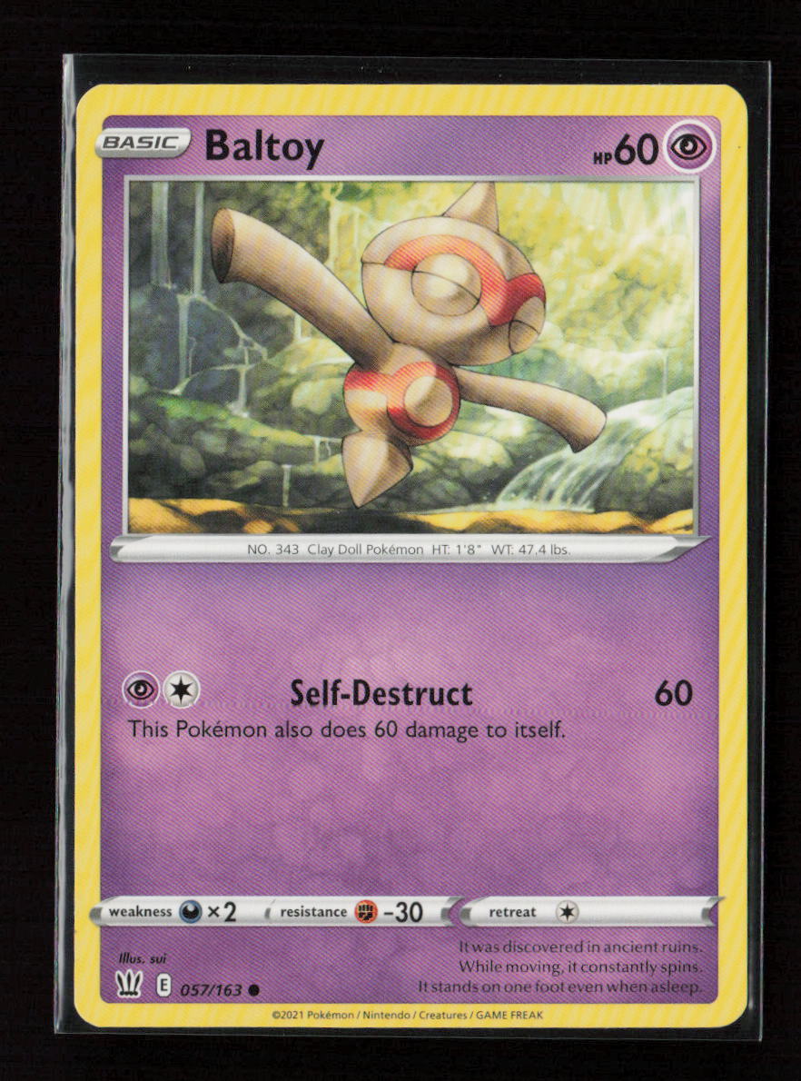 Baltoy Common SWSH05: Battle Styles 057/163 LP