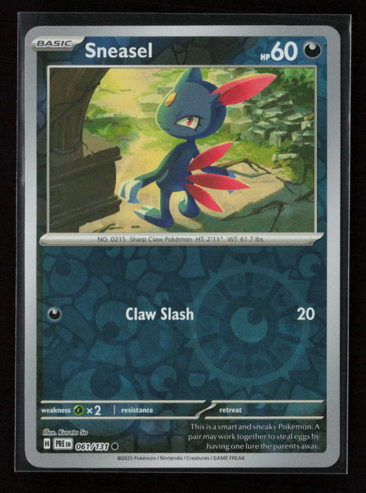 Sneasel Common SV: Prismatic Evolutions 061/131 NM