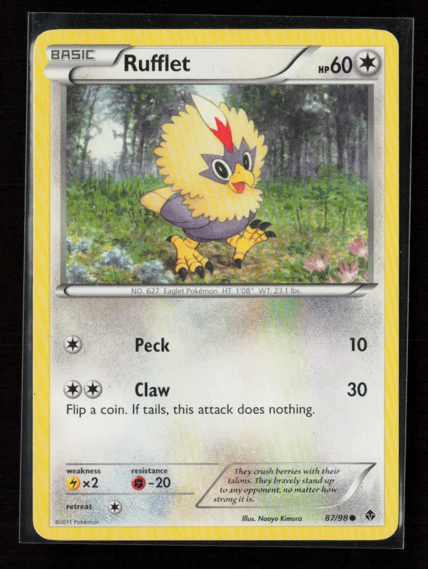 Rufflet (87) Uncommon Emerging Powers 87/98 LP - Kang's Collectibles