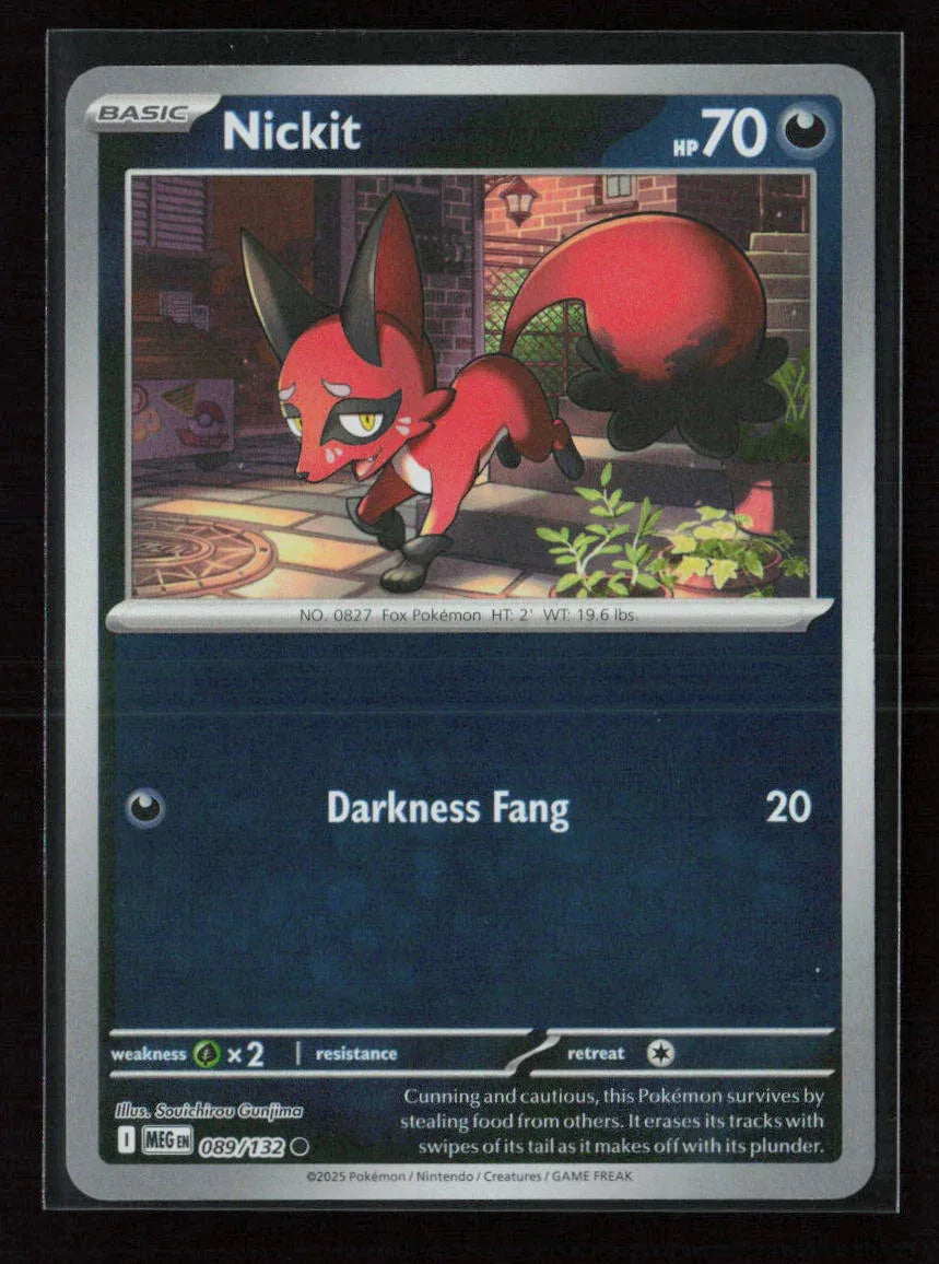 Nickit Common ME01: Mega Evolution 089/132 NM - Kang's Collectibles
