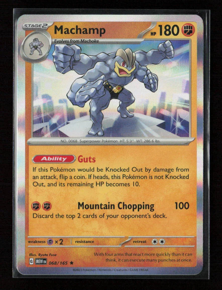 Machamp Rare SV: Scarlet & Violet 151 068/165 NM - Kang's Collectibles