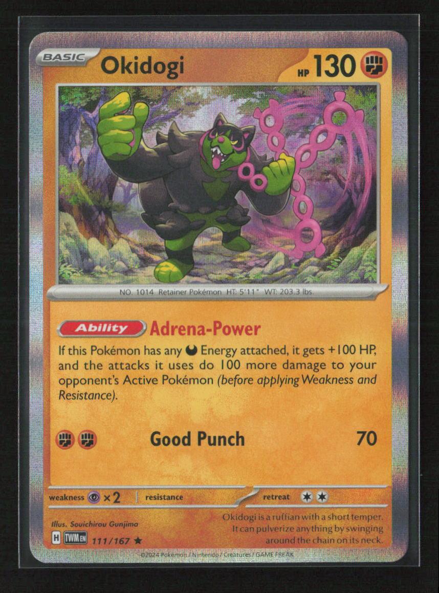 Okidogi Rare SV06: Twilight Masquerade 111/167 NM - Kang's Collectibles