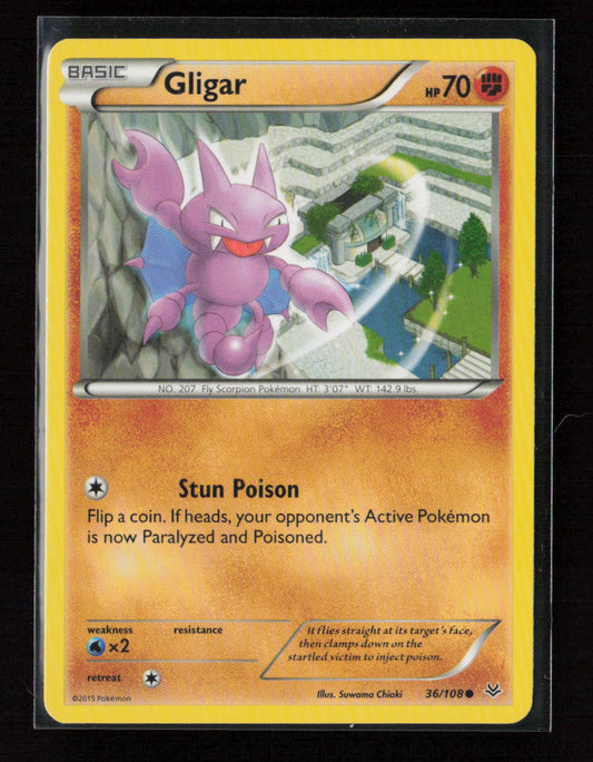 Gligar Common XY - Roaring Skies 36/108 LP