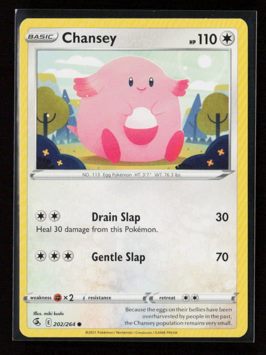 Chansey Common SWSH08: Fusion Strike 202/264 LP