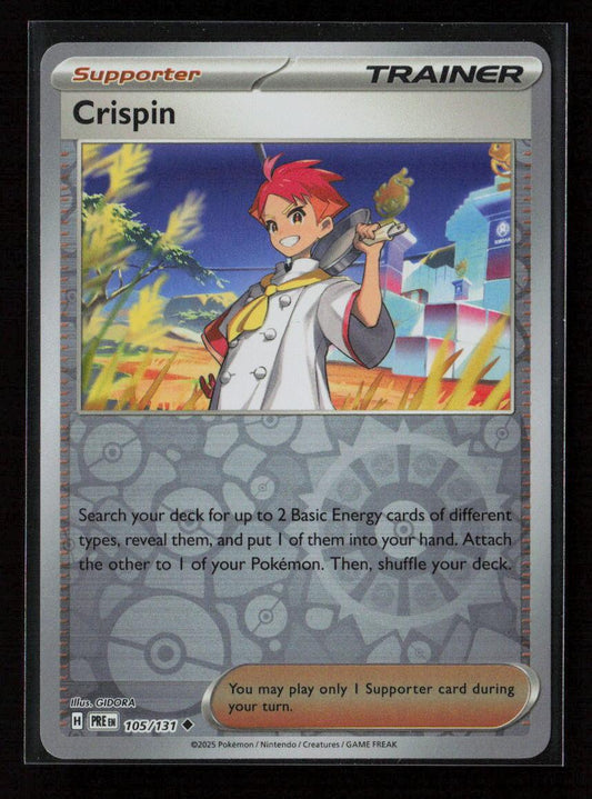 Crispin - Uncommon SV: Prismatic Evolutions 105/131 NM - Kang's Collectibles