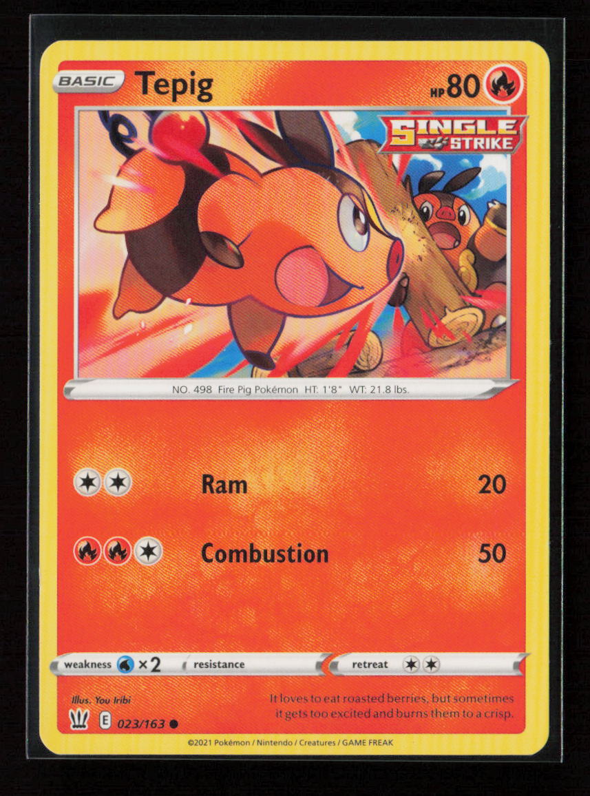 Tepig - (Cosmos Holo) Promo Miscellaneous Cards & Products 023/163 LP