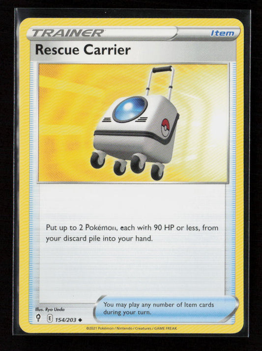 Rescue Carrier Uncommon SWSH07: Evolving Skies 154/203 LP
