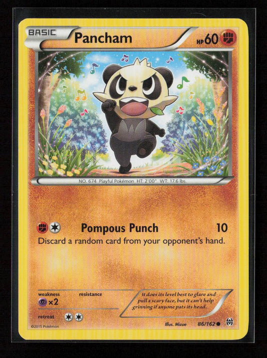 Pancham Common XY - BREAKthrough 86/162 NM - Kang's Collectibles