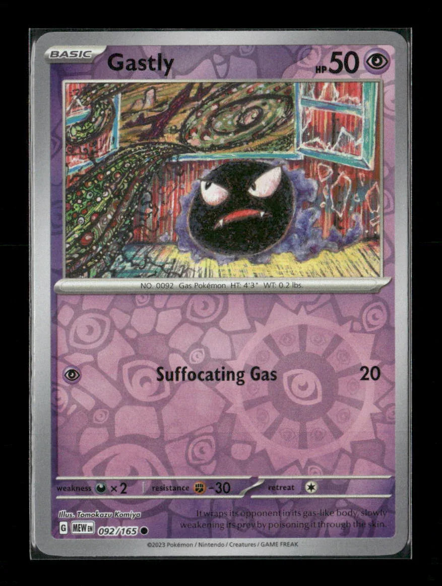 Gastly Common SV: Scarlet & Violet 151 092/165 LP - Kang's Collectibles