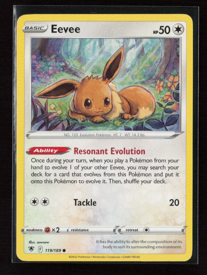 Eevee Common SWSH10: Astral Radiance 119/189 LP