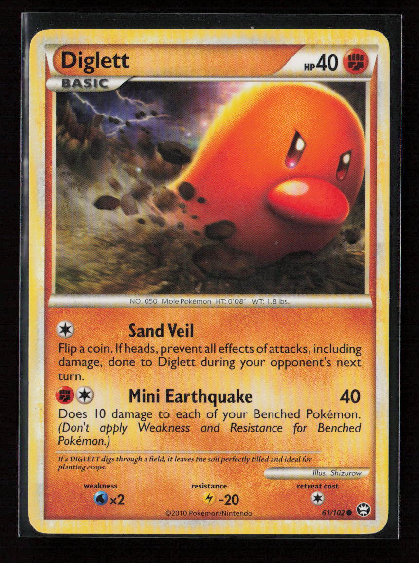 Diglett Common Triumphant 61/102 MP