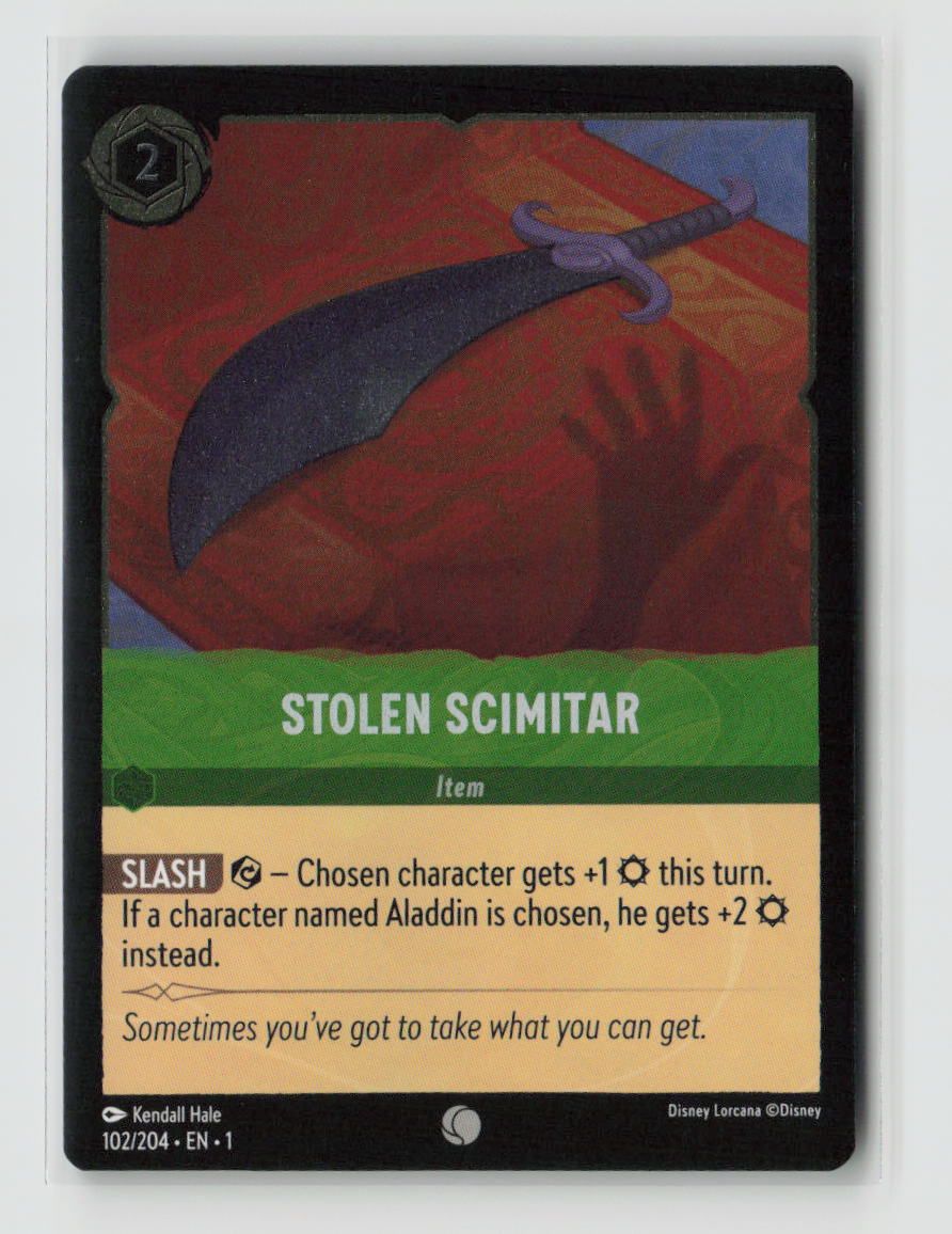 Stolen Scimitar Common The First Chapter 102/204 NM