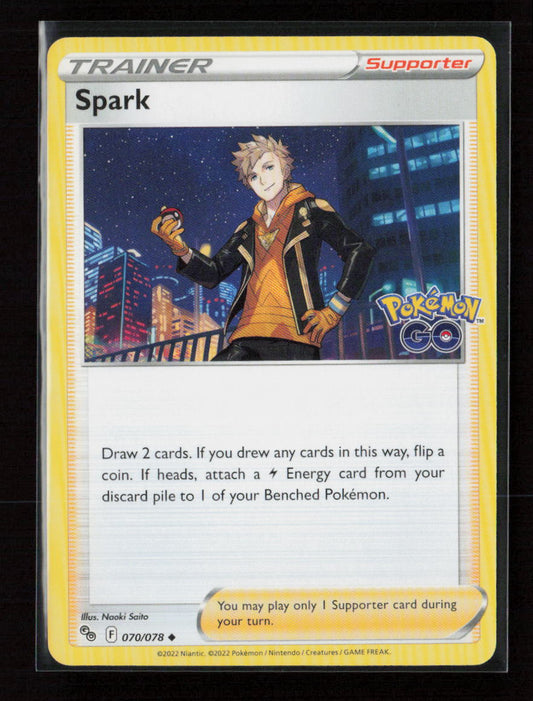 Spark Uncommon Pokemon GO 070/078 NM
