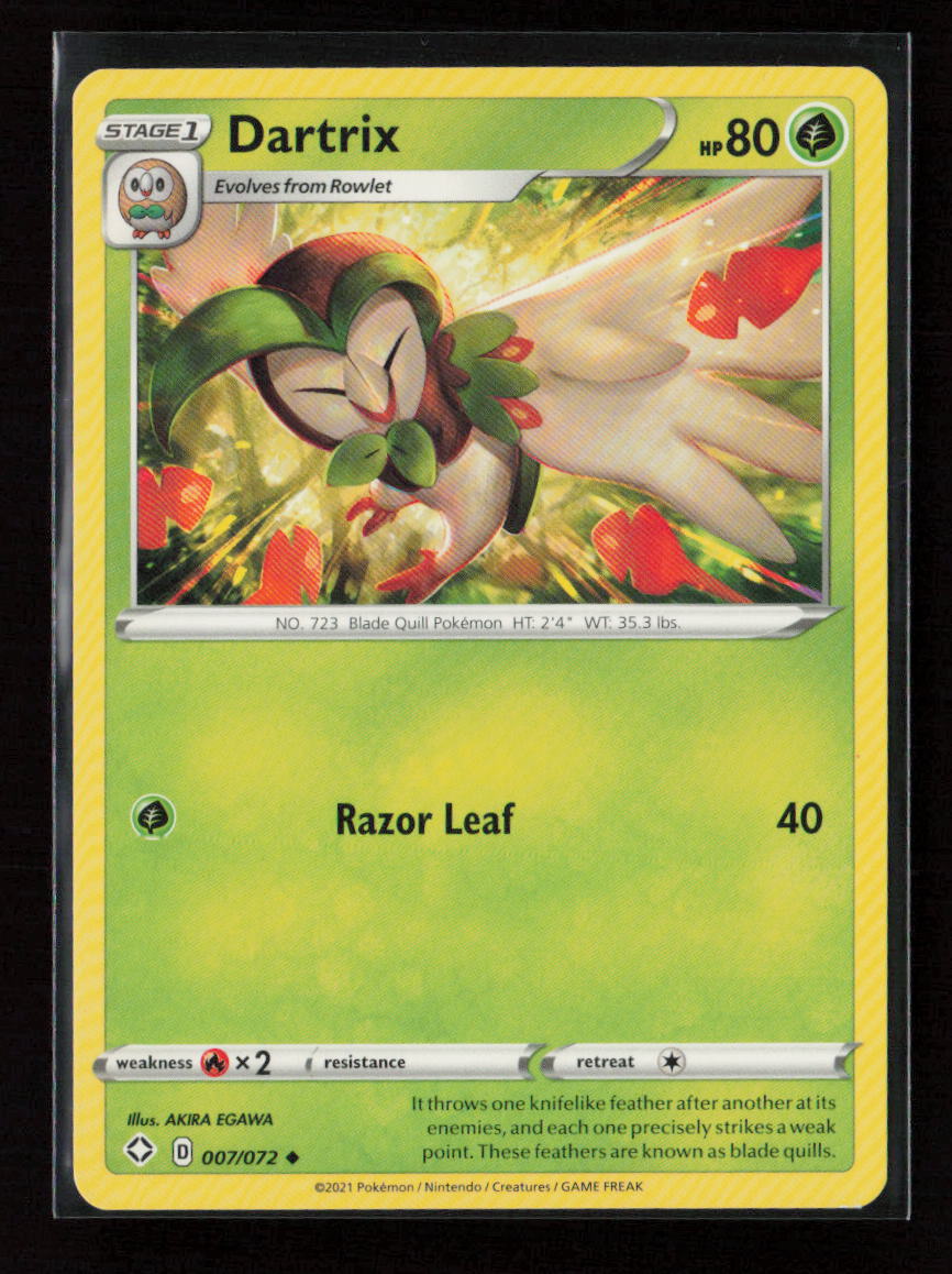 Dartrix Uncommon Shining Fates 007/072 LP