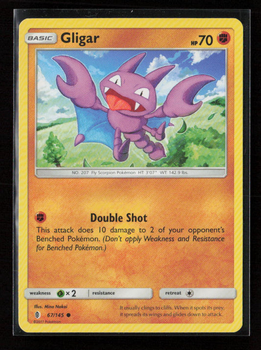 Gligar Common SM - Guardians Rising 67/145 LP