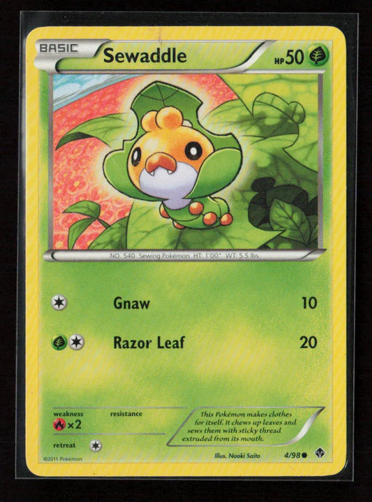 Sewaddle (4) Common Emerging Powers 4/98 LP - Kang's Collectibles